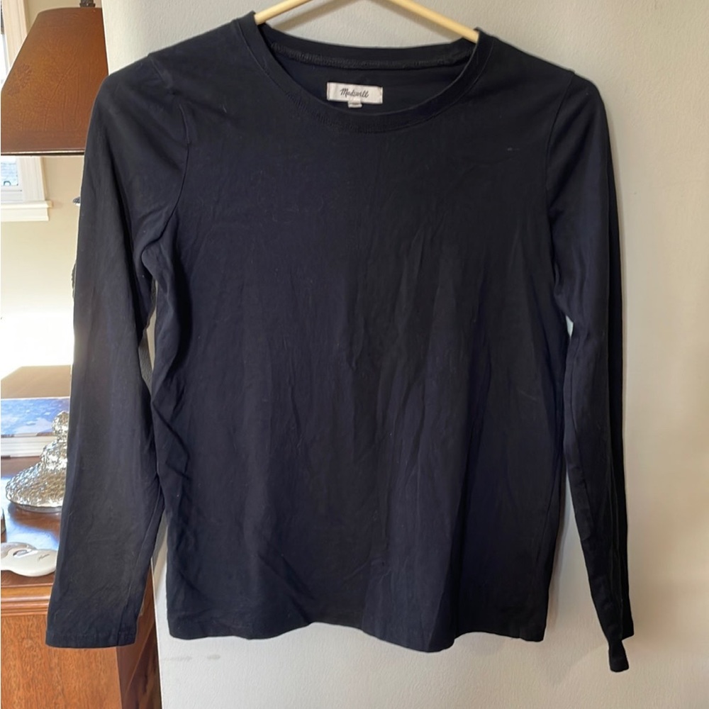 Madewell Long Sleeve black shirt
